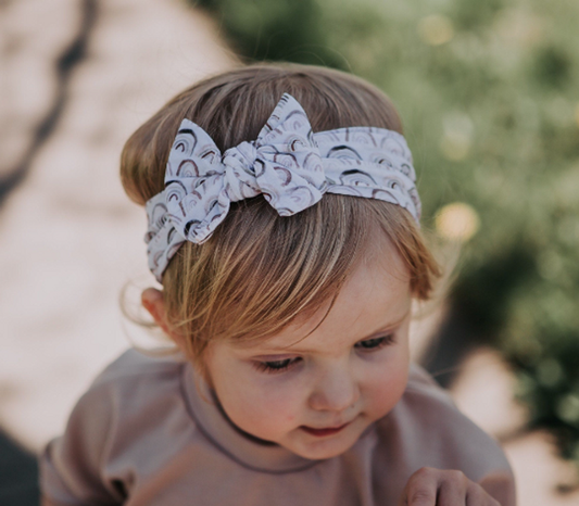 Neutral Rainbow headband