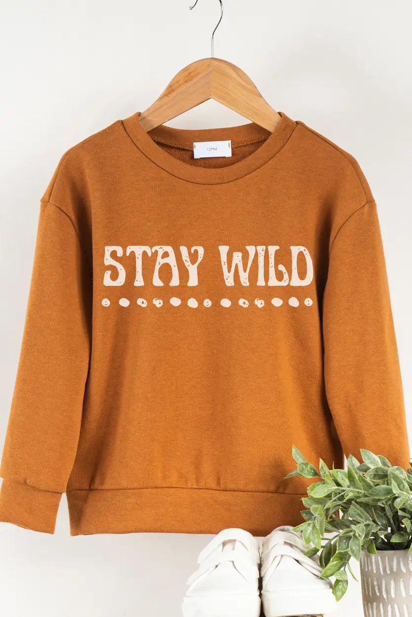 Stay Wild crewneck